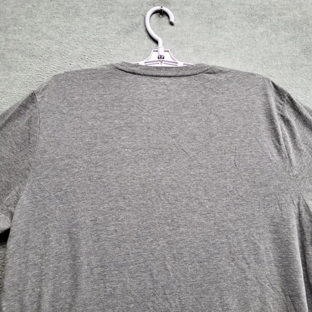 Lucky Brand Men Shirt Large Gray Logo American Standard California‎ Tee